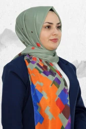 Mürre Desenli Soft Şal EŞ5090-2 - 1