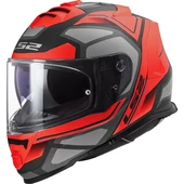 LS2 STORM 2 FASTER MAT KIRMIZI-TITANIUM KASK XXL - 1