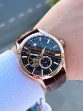 Ferucci Otomatik Ay/Güneş Kadran Özellikli 30 Mt Suya Dayanıklı Erkek Kol Saati EFC.03343.05 thumbnail 2