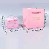 Sonsuzluk Gül Tasarımlı Takı Kutusu - 2