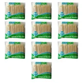 Burpak Jelatinli / Poşetli Ahşap Kürdan - 400 Adetlik 50 Paket thumbnail 2