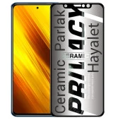 Xiaomi Poco X3 NFC Hayalet Ekran Koruyucu Parlak Seramik thumbnail 1