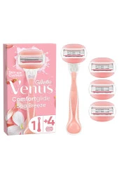 Gillette Venus Venüs Comfortglide Spa Breeze Kadın Tıraş Makinesi 4 Yedek Tıraş Bıçağı - 1