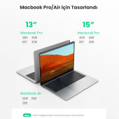 Ugreen Macbook Pro Air İçin Thunderbolt 3 Type-C HDMI USB 3.0 SD Kart Okuyucu Hub Adaptör - 8