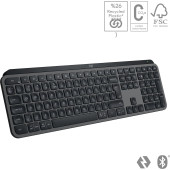 Logitech MX Keys S Gelişmiş Aydınlatmalı Tam Boyutlu Kablosuz Türkçe Q Klavye - Siyah - 1