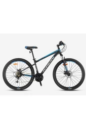 Kron VORTEX 4.0 - 26 MTB - 16' - 21 VİTES - M.DISC - MAT SİYAH-GRİ/MAVİ - 1