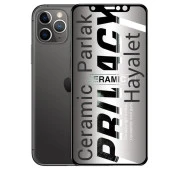 iPhone 11 Pro Hayalet Ekran Koruyucu Cam Parlak Seramik - 1