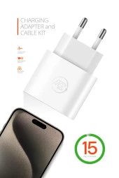 Powerway RXS27 25W Type-C Şarj Adaptörü ve Kablo Seti Hızlı ve Güvenli Apple Uyumlu - 4