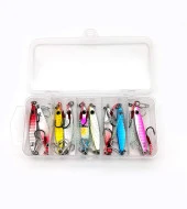 Valkyrie 10 Adet 10gr 4.8cm Kutulu Metal Rapala Jig Seti Balık Olta Yemi İspanyol Oltası - 4