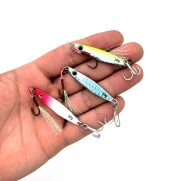 Valkyrie 10 Adet 10gr 4.8cm Kutulu Metal Rapala Jig Seti Balık Olta Yemi İspanyol Oltası - 5