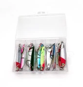 Valkyrie 10 Adet 20gr 6cm Kutulu Metal Rapala Jig Seti Balık Olta Yemi Parlak Gerçekçi Zoka - 3