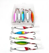 Valkyrie 10 Adet 20gr 6cm Kutulu Metal Rapala Jig Seti Balık Olta Yemi Parlak Gerçekçi Zoka - 4