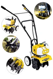 Dozzer ORNG Professional 2.4Hp Çelik Şanzuman Bakır Sargılı Benzinli Mini Dip Kenar Çapalama Makinesi - 1