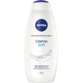NIVEA Creme Soft Kremsi Dokunuş Banyo Ve Duş Jeli 750ml, Vücut Nemlendirici, Badem Yağı, Pürüzsüz Cilt - 1