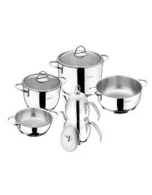 BAMBUM ROSE 10 PARÇA ÇELİK TENCERE SETİ B4822 - 3