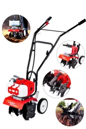 Lieber German Alman Prof 3 Hp Çelik Şanzuman Bakır Sargılı Benzinli Mini Dip Kenar Çapalama Makinesi - 1