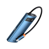Baseus Metal Gleam Series 6in1 Type-c Hub Usb Hdmı Rj45 Adaptör Çoklayıcı Çevirici - 2