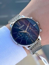 Wesse Çelik Kordon İç Fonksiyonları Aktif 5 Atm Suya Dayanıklı Erkek Kol Saati WWG.4011.01SA thumbnail 3