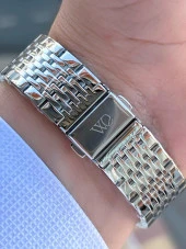 Wesse Çelik Kordon İç Fonksiyonları Aktif 5 Atm Suya Dayanıklı Erkek Kol Saati WWG.4011.01SA thumbnail 4