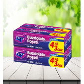 PAREX Küçük  Boy Buzdolabı Poşeti 4 Al 3 Öde - 1