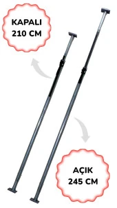 YÜK TUTUCU ŞTANGA (ALÜMİNYUM) 210 - 245 CM - 1
