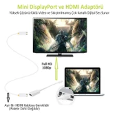 Mini DisplayPort HDMI Çevirici Thunderbold to HDMI Adaptör - 6