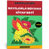 Çocuklar için Sayılarla Boyama Kitap Seti (2 Kitap) - 1