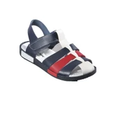 Ayakmod 004 Kırmızı-Lacivert Çocuk Sandalet - 1
