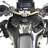 GP Kompozit Honda Africa Twin CRF1100L L2/ L4 2020-2024 Uyumlu Depo Üstü Rüzgar Kesici Siyah - 2