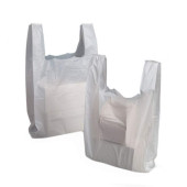 Kalın Beyaz Poşet Küçük Boy 5 Kg Hışır Atlet Poşet Market Manav Poşeti Çöp Poşeti - 2