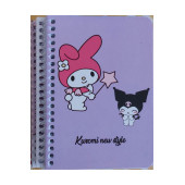 Kawaii Sanrio Kuromi Notebook Cinnamoroll My melody Not Defteri,Planlayıcı - 1