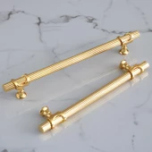Arsin Altın Metal Kulp 128 mm-12.8 cm Mobilya Dolap Çekmece Mutfak Dolabı Kapak Kulpları Kulbu Kulpu - 2