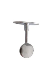 Yuvarlak Ayaklı Kapalı Askı Borusu Flanşı Mobilya Yuvarlak Boru Flanşı(Boru Çapı:25mm) - 1