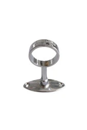 Yuvarlak Ayaklı Açık Askı Borusu Flanşı Mobilya Yuvarlak Boru Flanşı(Boru Çapı:25mm) - 2