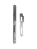 OVAL 45mm Gömme İç Kapı WC Kilidi Tuvalet ve Banyo Kapısı Kilidi(WC)(18mmx45mm) - 2