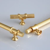 Arsin Altın Metal Kulp 224 mm-22.4 cm Mobilya Dolap Çekmece Kapak Mutfak Dolabı Kulpları Kulbu Kulpu thumbnail 6