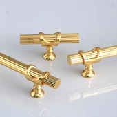 Arsin Altın Metal Kulp 224 mm-22.4 cm Mobilya Dolap Çekmece Kapak Mutfak Dolabı Kulpları Kulbu Kulpu thumbnail 5