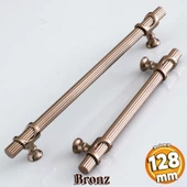 Arsin Bronz Metal Kulp 128 mm-12.8 cm Mobilya Çekmece Dolap Kapak Mutfak Dolabı Kulpları Kulbu Kulpu thumbnail 1