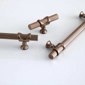 Arsin Bronz Metal Kulp 224 mm-22.4 cm Mobilya Dolap Çekmece Kapak Mutfak Dolabı Kulpları Kulbu Kulpu - 7