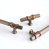 Arsin Bronz Metal Kulp 224 mm-22.4 cm Mobilya Dolap Çekmece Kapak Mutfak Dolabı Kulpları Kulbu Kulpu - 4