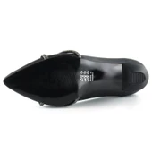 Erkan Saçmacı Abby Siyah Saten Burma Taşlı Sivri Burun Kadeh Topuklu Abiye Ayakkabı thumbnail 5