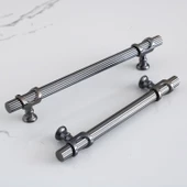 Arsin Füme Metal Kulp 224 mm-22.4 cm Dolap Mobilya Mutfak Kapak Çekmece Dolabı Kulpları Kulbu Kulpu thumbnail 7