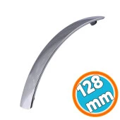 Mobilya Mutfak Dolabı Çekmece Dolap Kapak Kulpu Kulbu Krom 128 mm Metal Kulp thumbnail 1