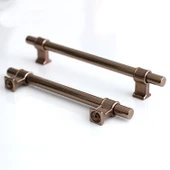 Hisar Bronz Metal Kulp 160 mm-16 cm Mobilya Mutfak Dolap Kapak Çekmece Dolabı Kulpları Kulbu Kulpu thumbnail 7