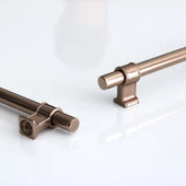 Hisar Bronz Metal Kulp 160 mm-16 cm Mobilya Mutfak Dolap Kapak Çekmece Dolabı Kulpları Kulbu Kulpu thumbnail 4