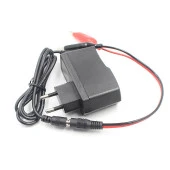 12v 1000ma Kurşun Asit Kuru Akü Şarj Adaptörü Akü Takviye Cihazı Soketli Krokodilli - 3