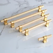 Hisar Altın Gold Metal Kulp 128 mm Tırtıklı Desen Mobilya Çekmece Mutfak Dolabı Dolap Kulpları Kulbu thumbnail 2