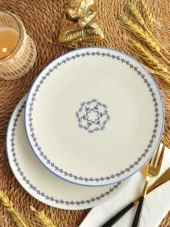 Sipahi Itır 2 li Porselen Pasta Tabağı 19 cm thumbnail 1