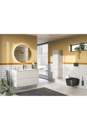 VitrA Suit A4281639 Lavabo Bataryası, Üstten Kumandalı, Parlak Siyah thumbnail 3