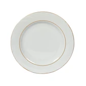 GÜRAL PORSELEN Soprano 6 Parça 20 Cm Pasta Tabağı Çift Altın Yaldız 23 - 1